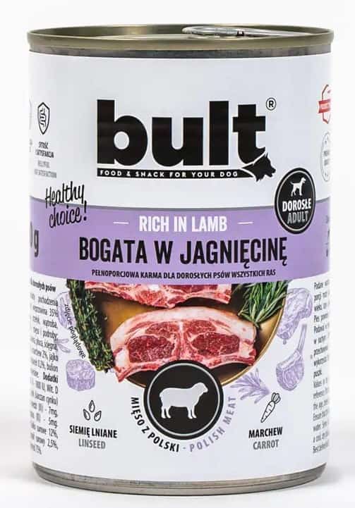 BULT Puszka bogata w jagnięcinę 800g