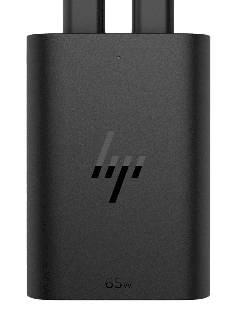 Zasilacz sieciowy HP 65W GaN Laptop Charger 2xUSB-C czarny