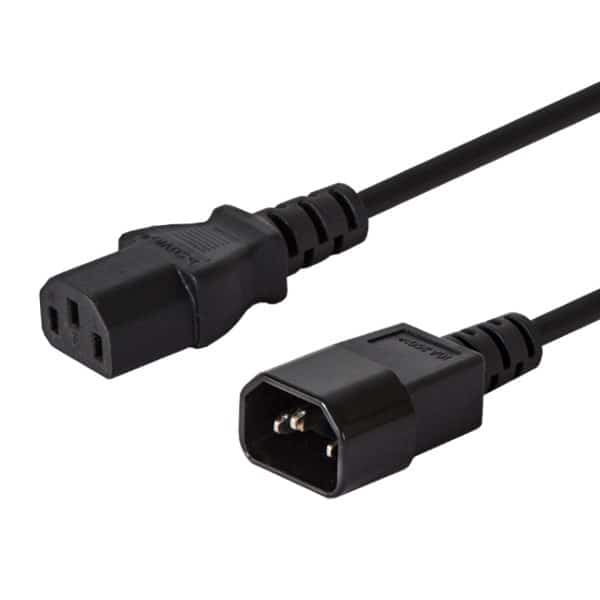 Kabel SAVIO CL-99, 1,2m, czarny, C14-C13