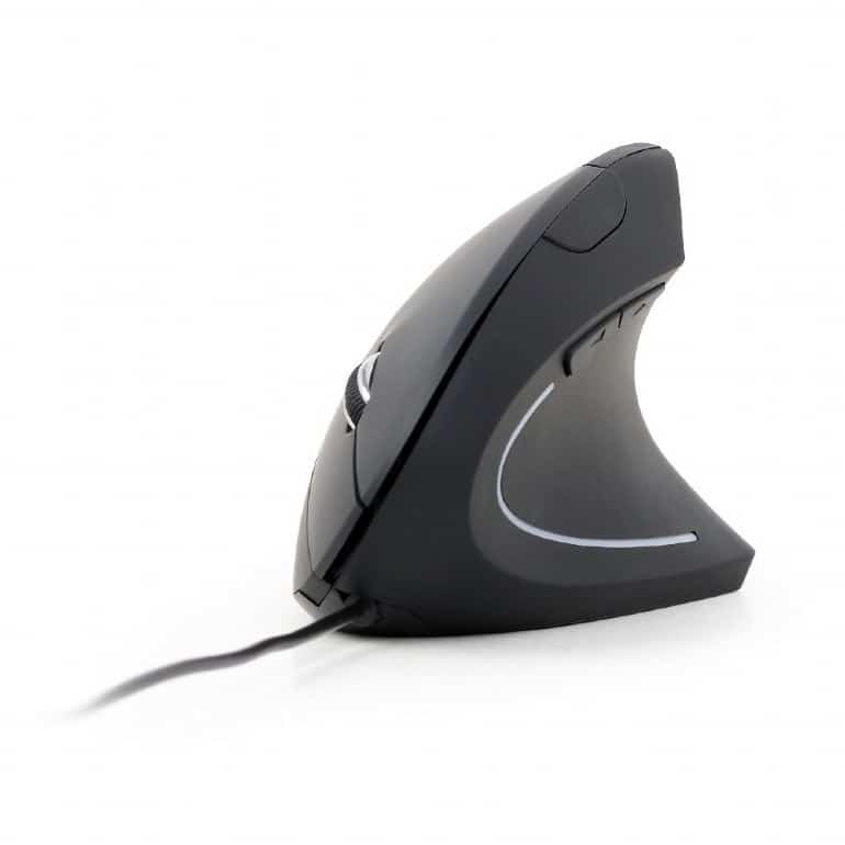 Mysz GEMBIRD MUS-ERGO-01 - Czarna, 3200 DPI