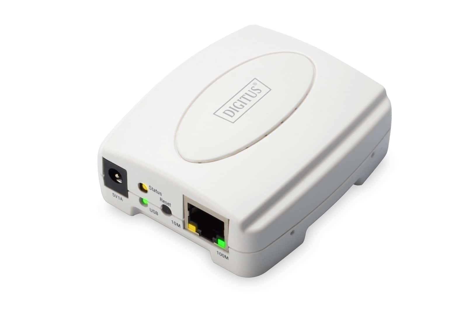 DIGITUS SERWER WYDRUKU LAN 1XUSB 2.0 1XRJ45 10/100MBPS