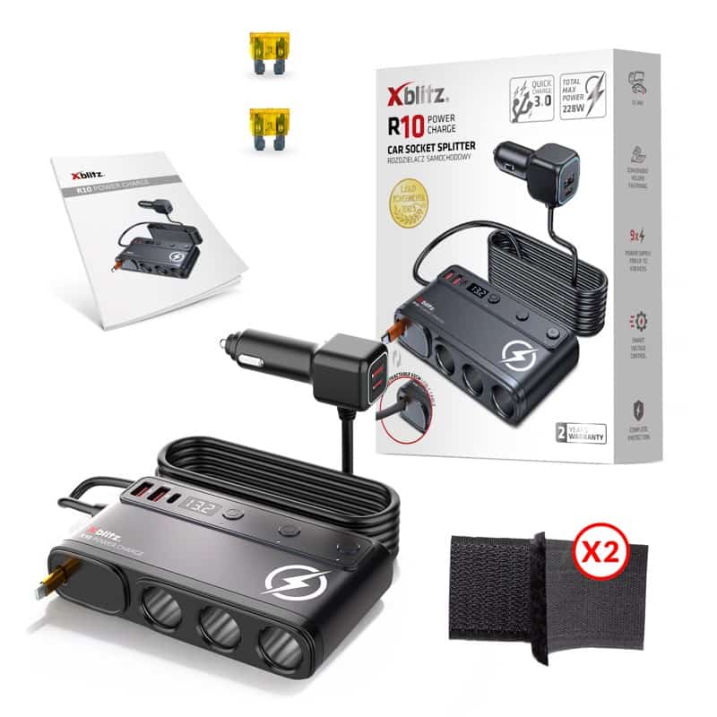XBLITZ ROZDZIELACZ SAMOCHODOWY R10