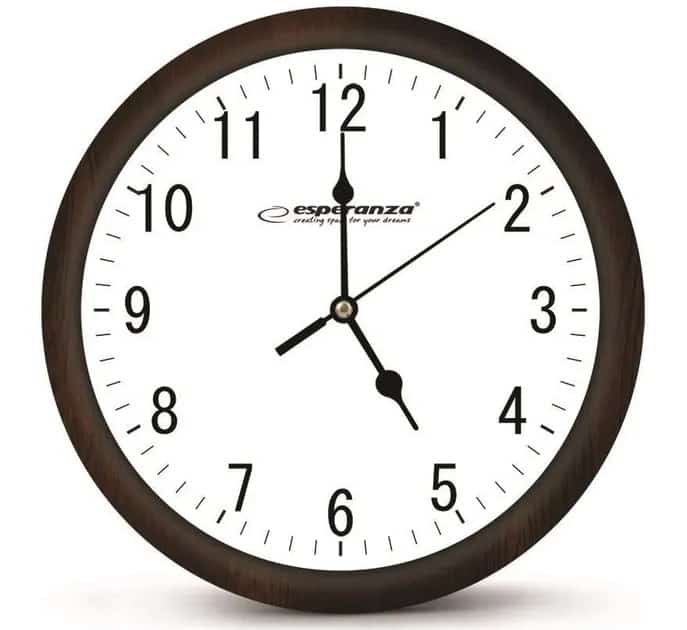 ESPERANZA ZEGAR ŚCIENNY LOS ANGELES BIAŁY