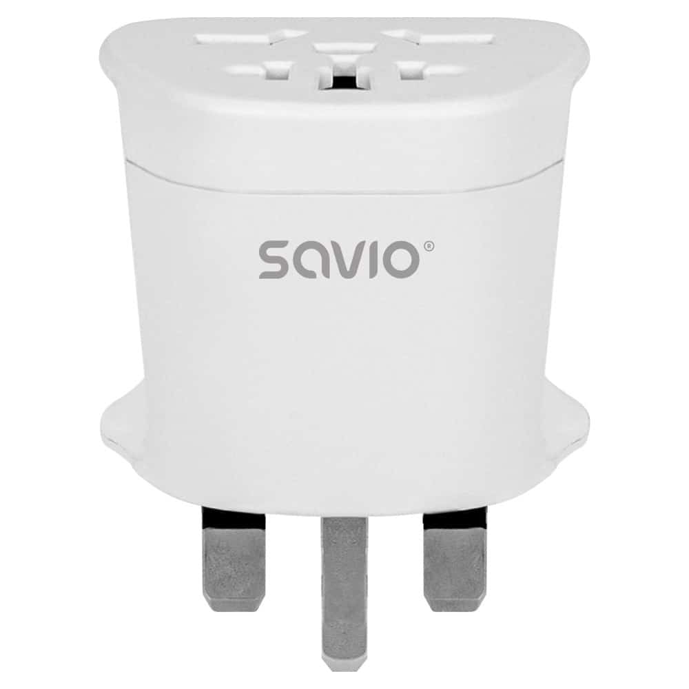 SAVIO ADAPTER PODRÓŻNY GNIAZDO GLOBALNE - WTYK UK AP-05