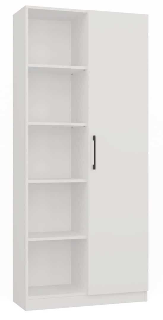 REGAŁ 80CM DRZWI BIEL KOMPLET