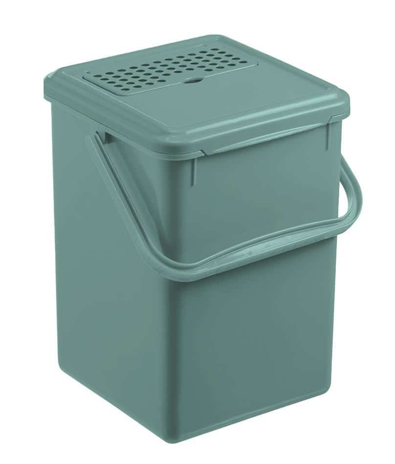 Rotho Wiaderko kompost 9L BIO mistletoe green
