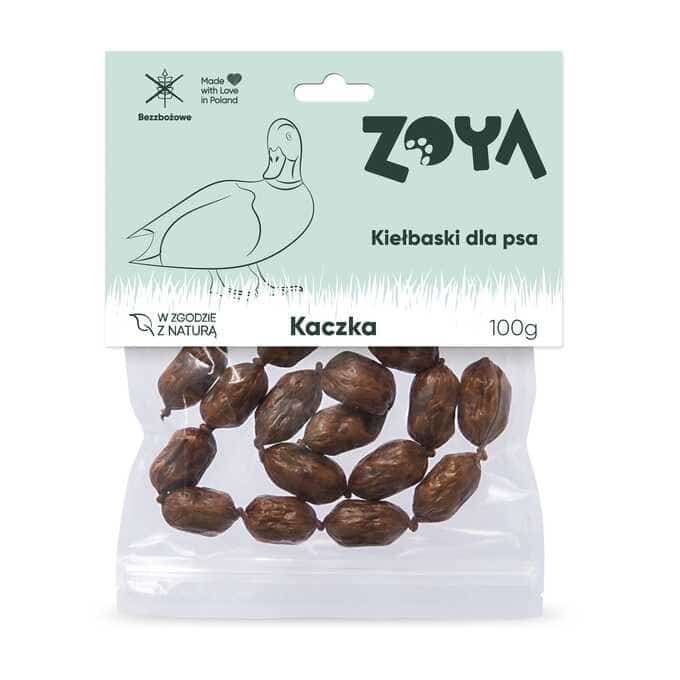 ZOYA Kiełbaski z kaczki przysmak dla psa 100g