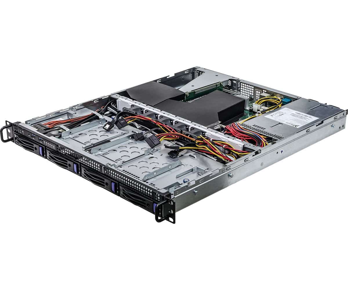 Platforma ASRock Rack 1U AMD Ryzen 4xLFF 2xGbE