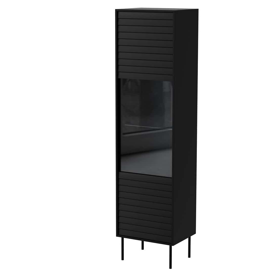 Witryna CORTINA 53x40x182 czarny