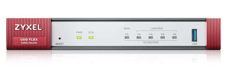 Firewall Zyxel USGFLEX50HP Gold bundle (+ 1 YR Gold Security Pack) 5xWAN/LAN SPI Firewall: 2000 Mbps Max. IPSec VPN: 20 PoE
