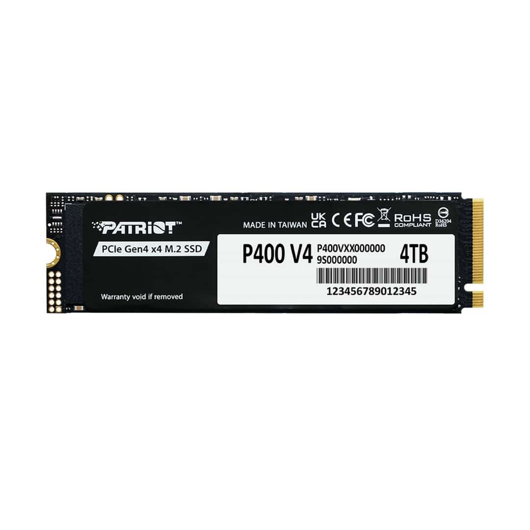 SSD Patriot P400 V4 4TB M.2 NVMe PCIe Gen4