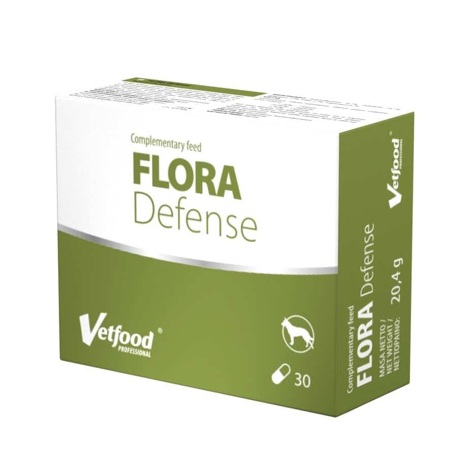 VetFood Flora Defense probiotyk pies i kot 30 kapsułek