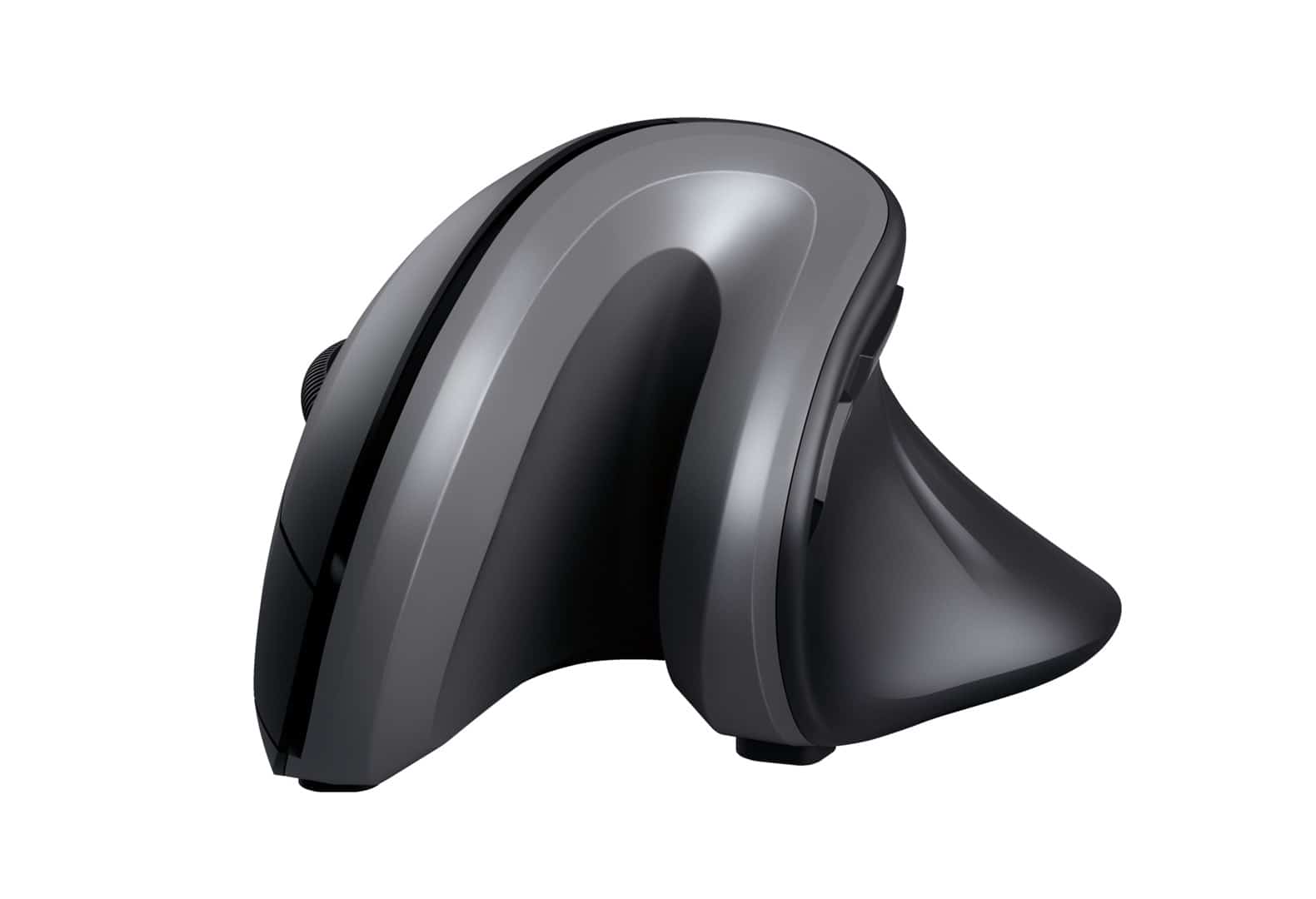 Mysz TRUST Verro Ergonomic Wireless - Praworęczna, Czarna