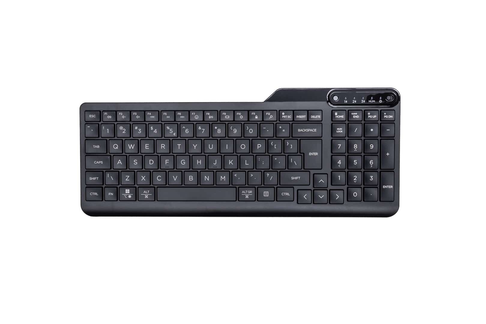 Klawiatura HP 460 Multi-Device Bluetooth Keyboard bezprzewodowa czarna 7N7B8AA