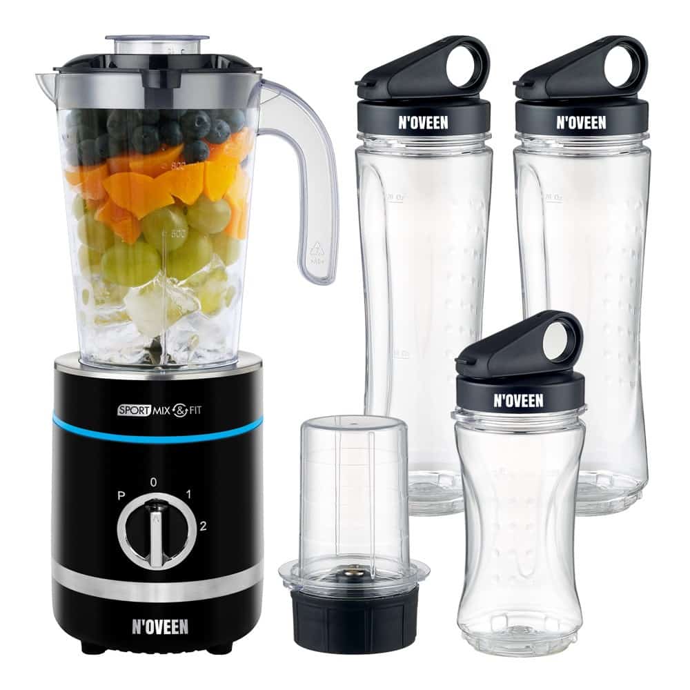 Blender kielichowy NOVEEN Sport Mix & Fit SB2000 X-LINE, czarny