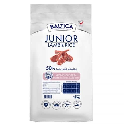BALTICA NUTRACEUTIC Hypoallergenic Junior Lamb & Rice L / XL  12kg