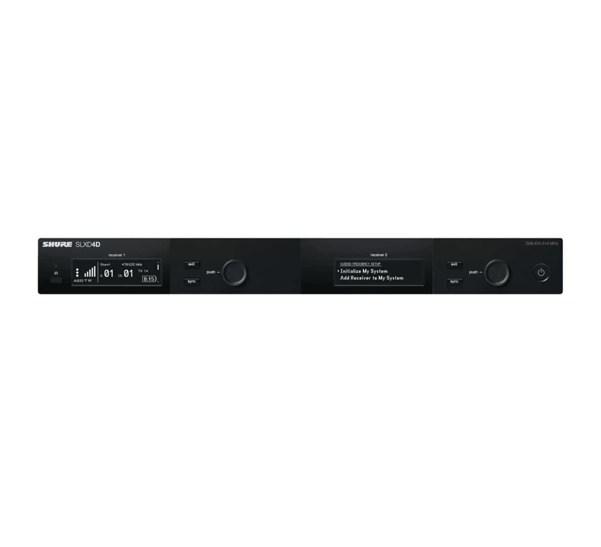 Shure SLXD4DE - Odbiornik Podwójny Cyfrowy