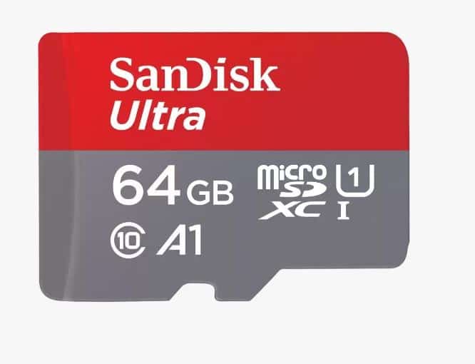 SANDISK ULTRA microSDXC 64GB 140MB/s + SD ADAPTER