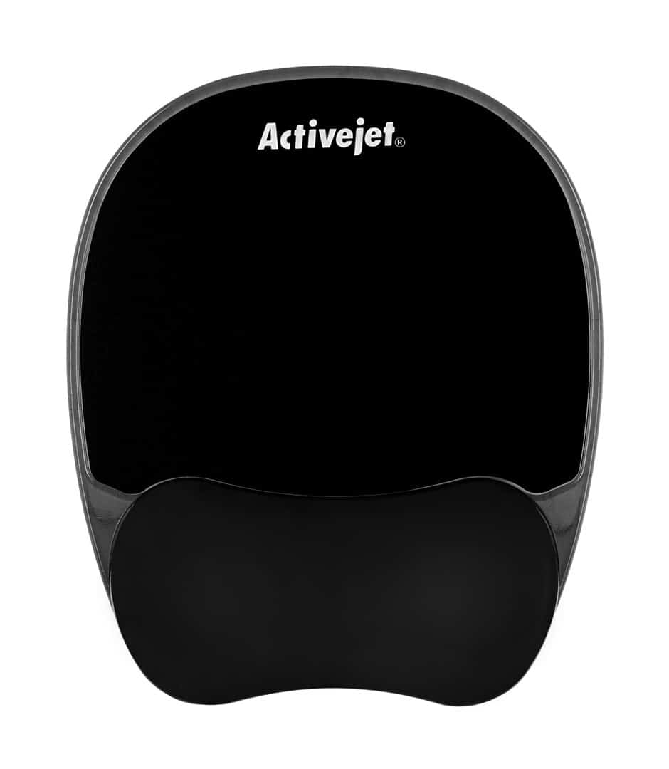 Activejet podkładka pod mysz żelowa czarna