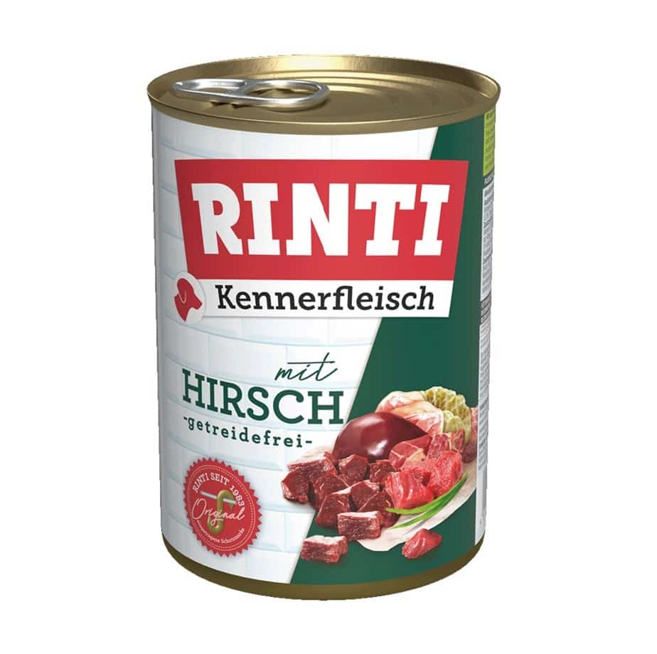 RINTI Kennerfleisch Jeleń puszka 400 g