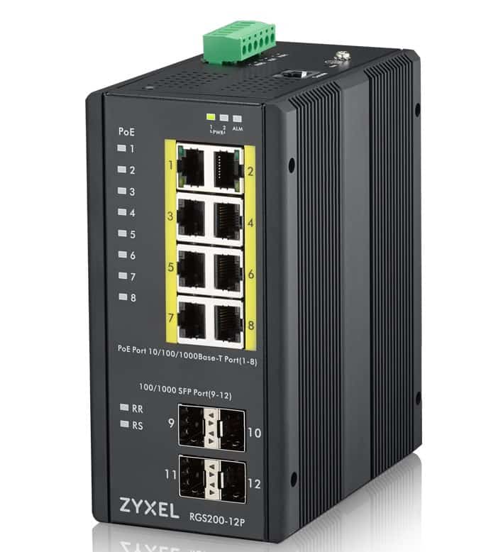 Switch Zyxel RGS200-12P 240W Managed Gigabit
