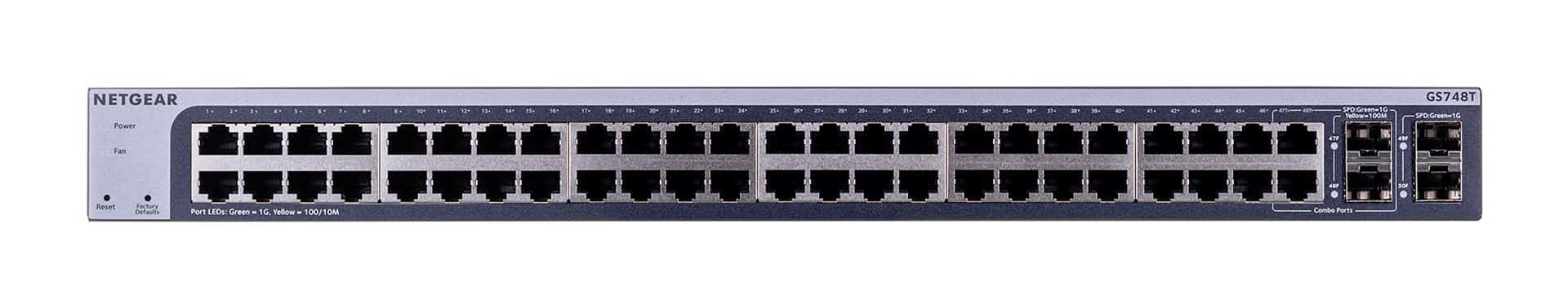 Switch Netgear GS748T-600EUS 50p Zarządzane