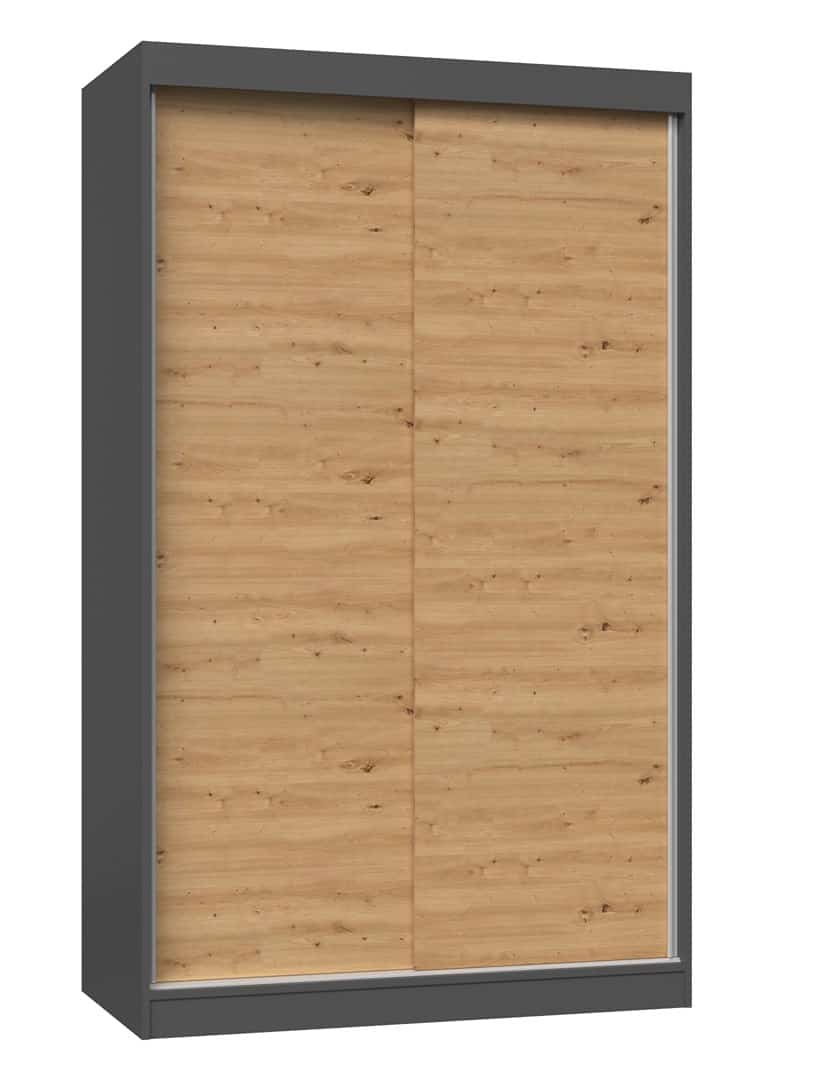 Szafa IGA 120x61xH200 antracyt/artisan