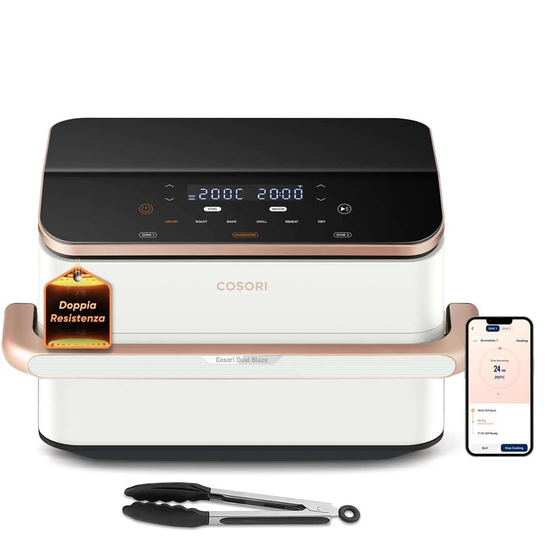 Frytownica beztłuszczowa Dual Blaze TwinFry biała COSORI