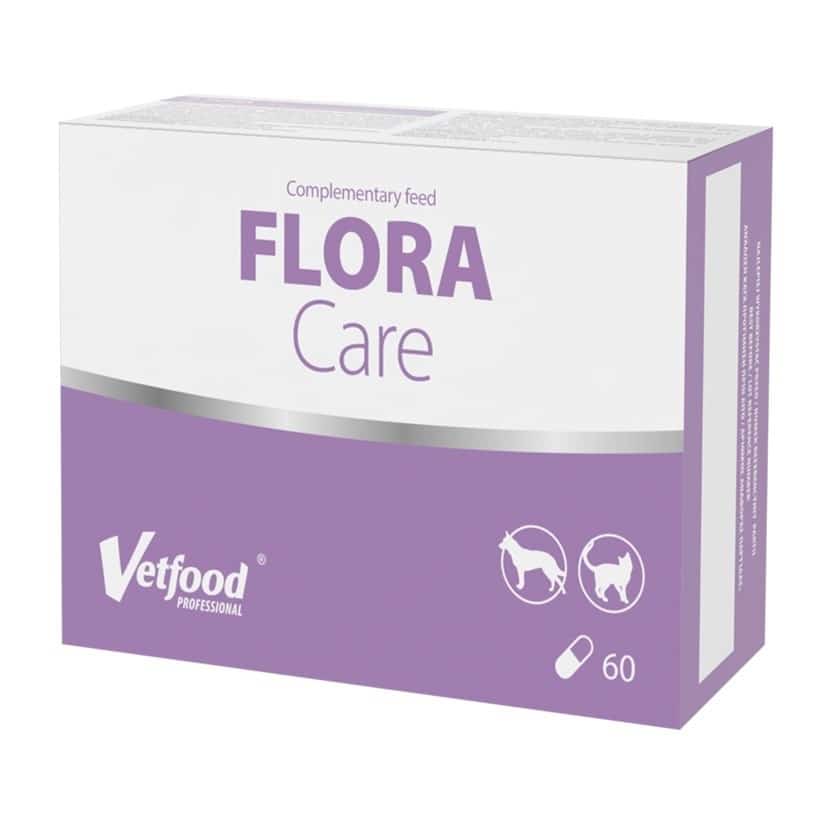 VetFood FloraCare na biegunkę dla psa i kota 60 kapsułek
