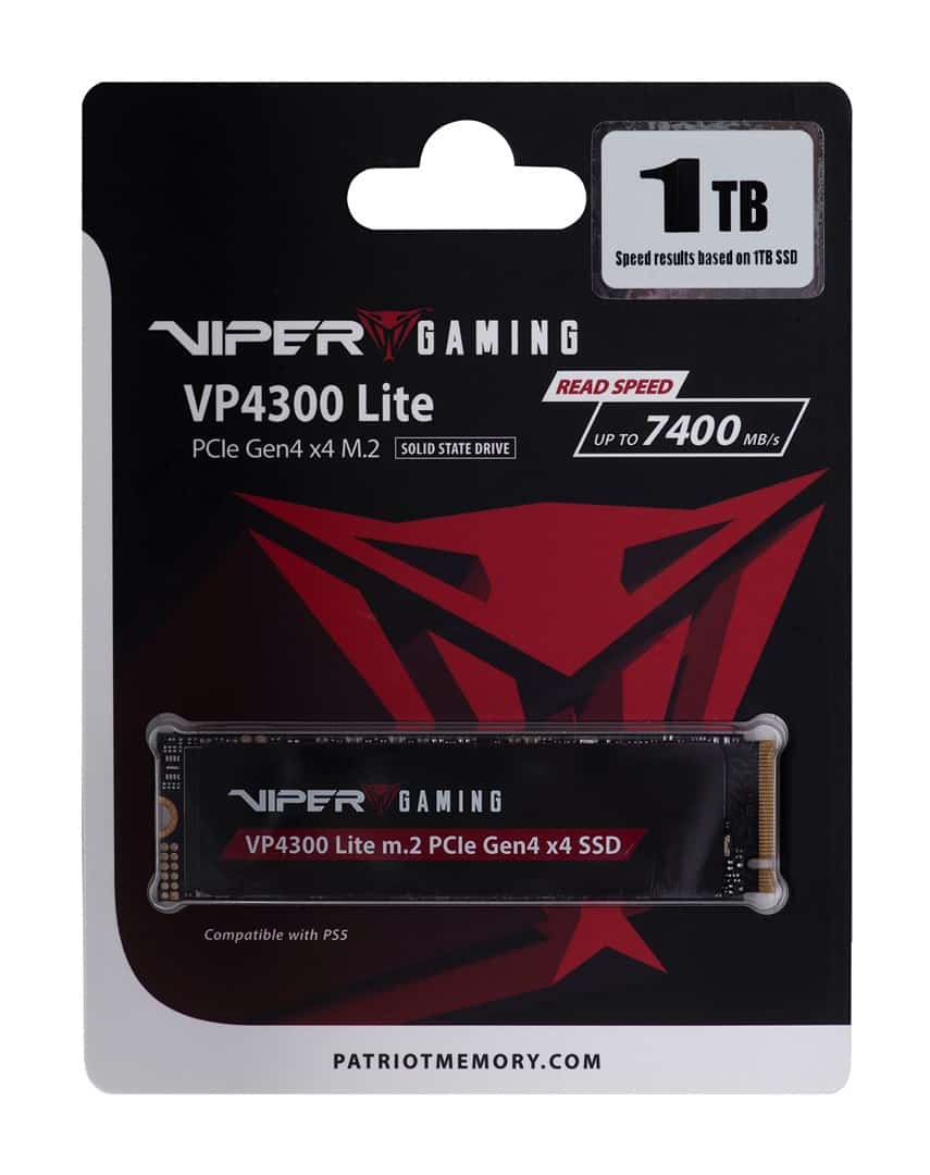 SSD Patriot Viper VP4300L M.2 1TB NVMe