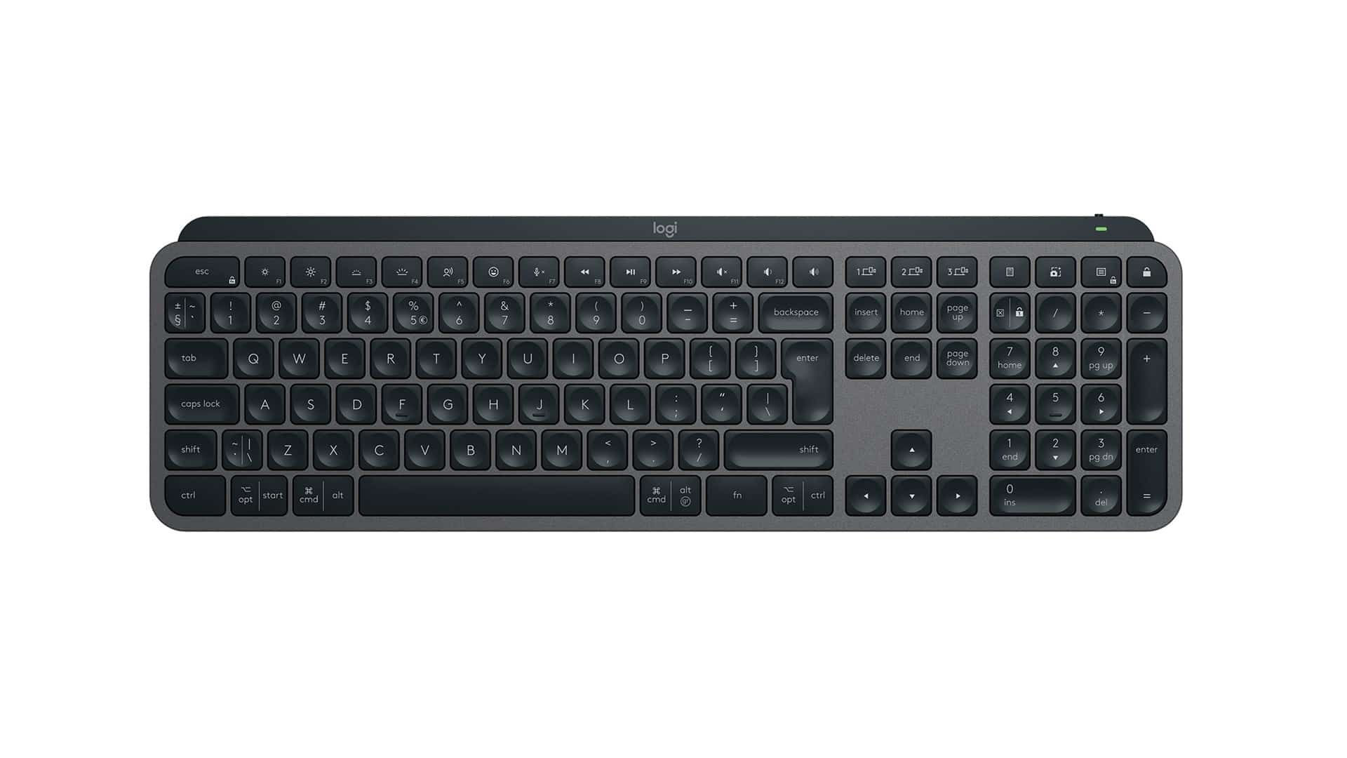 Klawiatura Logitech MX Keys S Bezprzewodowa Grafitowa