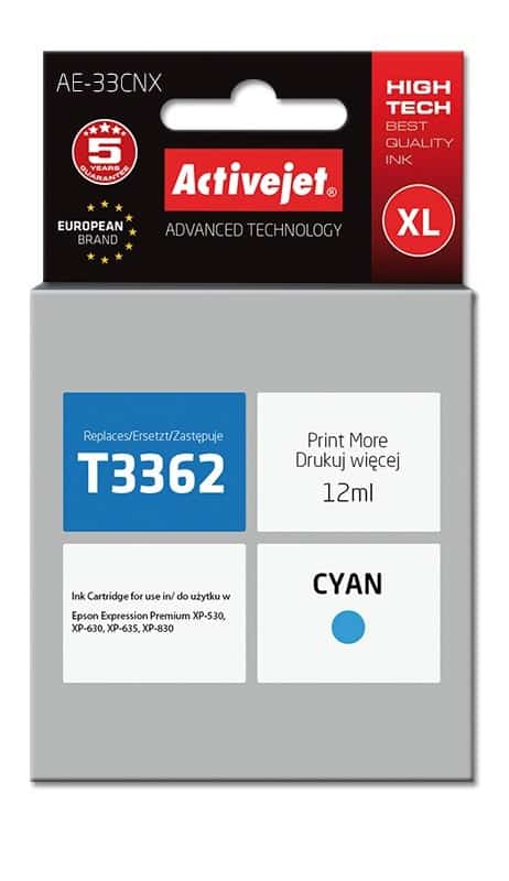 Activejet AE-33CNX Tusz Zamiennik Epson 33XL
