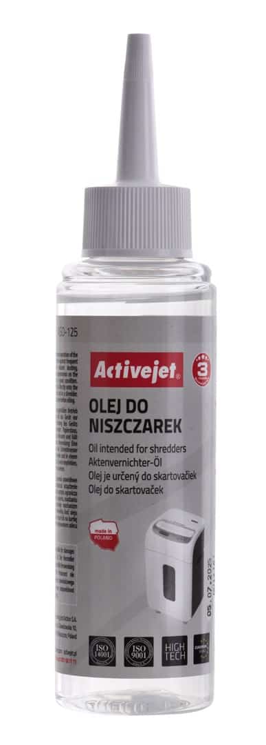 Olej do niszczarek Activejet ASO-125  125ml