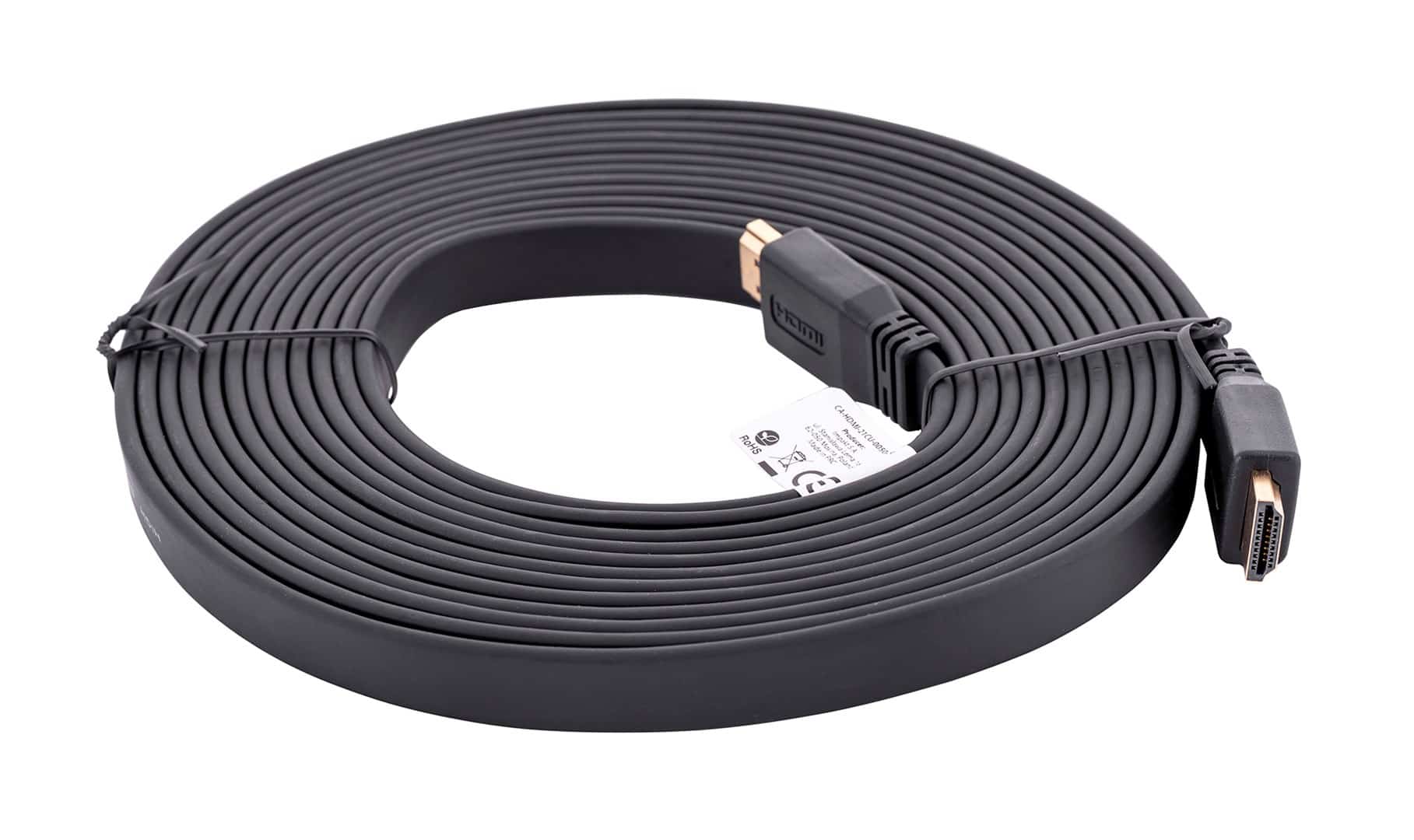 Kabel Lanberg CA-HDMI-21CU-0050-BK (HDMI M - HDMI M; 5m; kolor czarny)