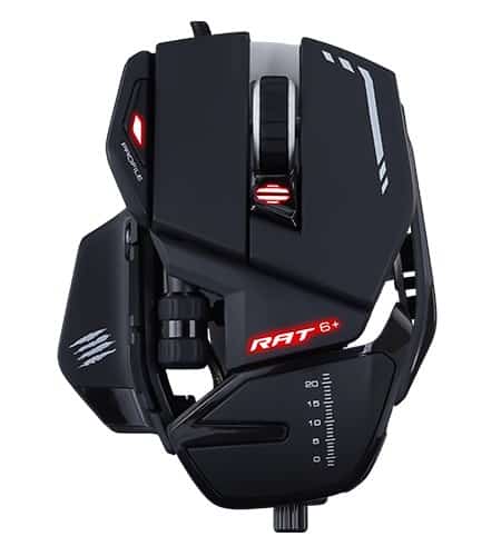 Mysz Mad Catz R.A.T. 6+ - Czarna, Praworęczna