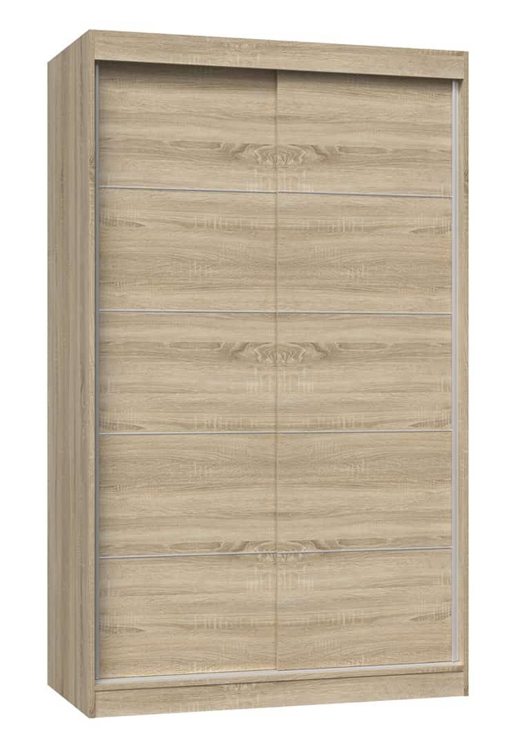 Szafa IGA 120x61xH200 sonoma z drzwiami przesuw.