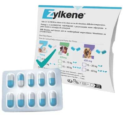 Vetoquinol Zylkene tabletki uspokajające dla psa i kota 75mg 10tab