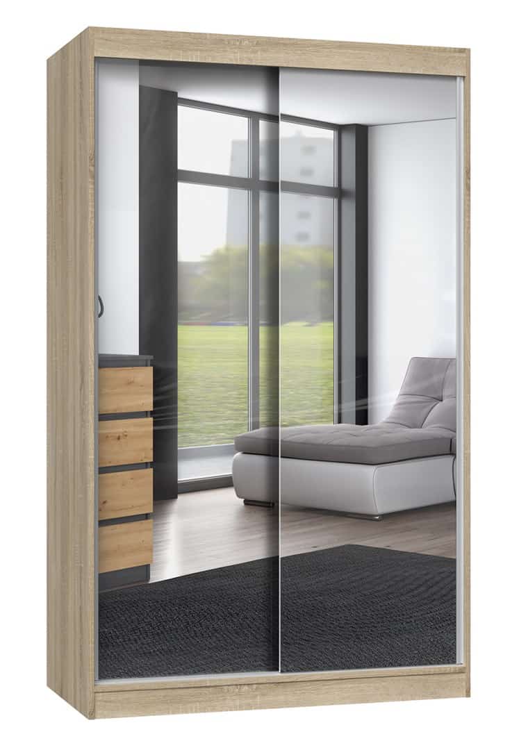 Szafa IGA 120x61xH200 sonoma 2 lustra
