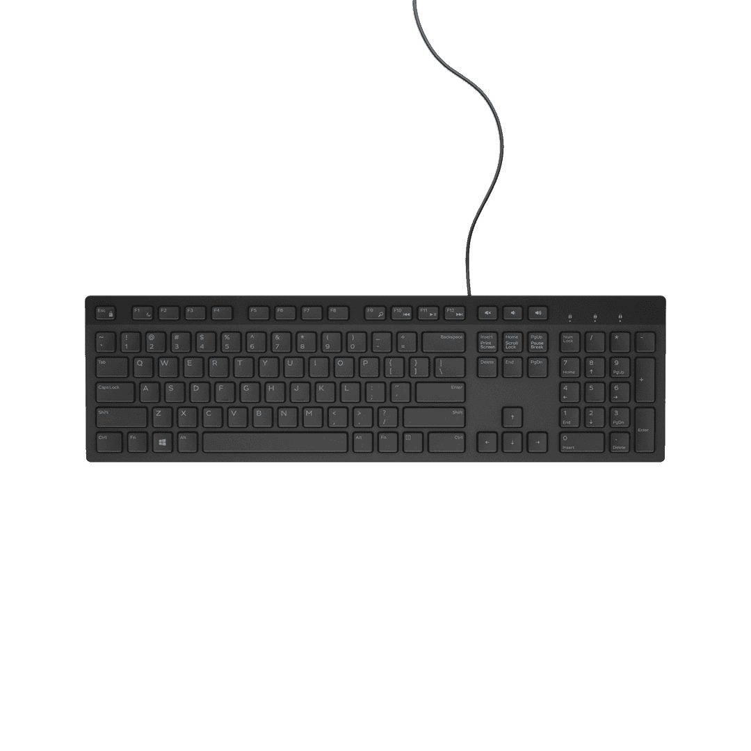 Klawiatura Dell KB216 580-ADHK_1017806533983 (membranowa; USB; (EU), (US); kolor czarny)