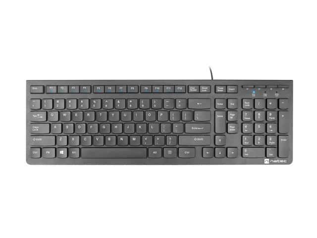 NATEC KLAWIATURA DISCUS 2 US SLIM Zielona