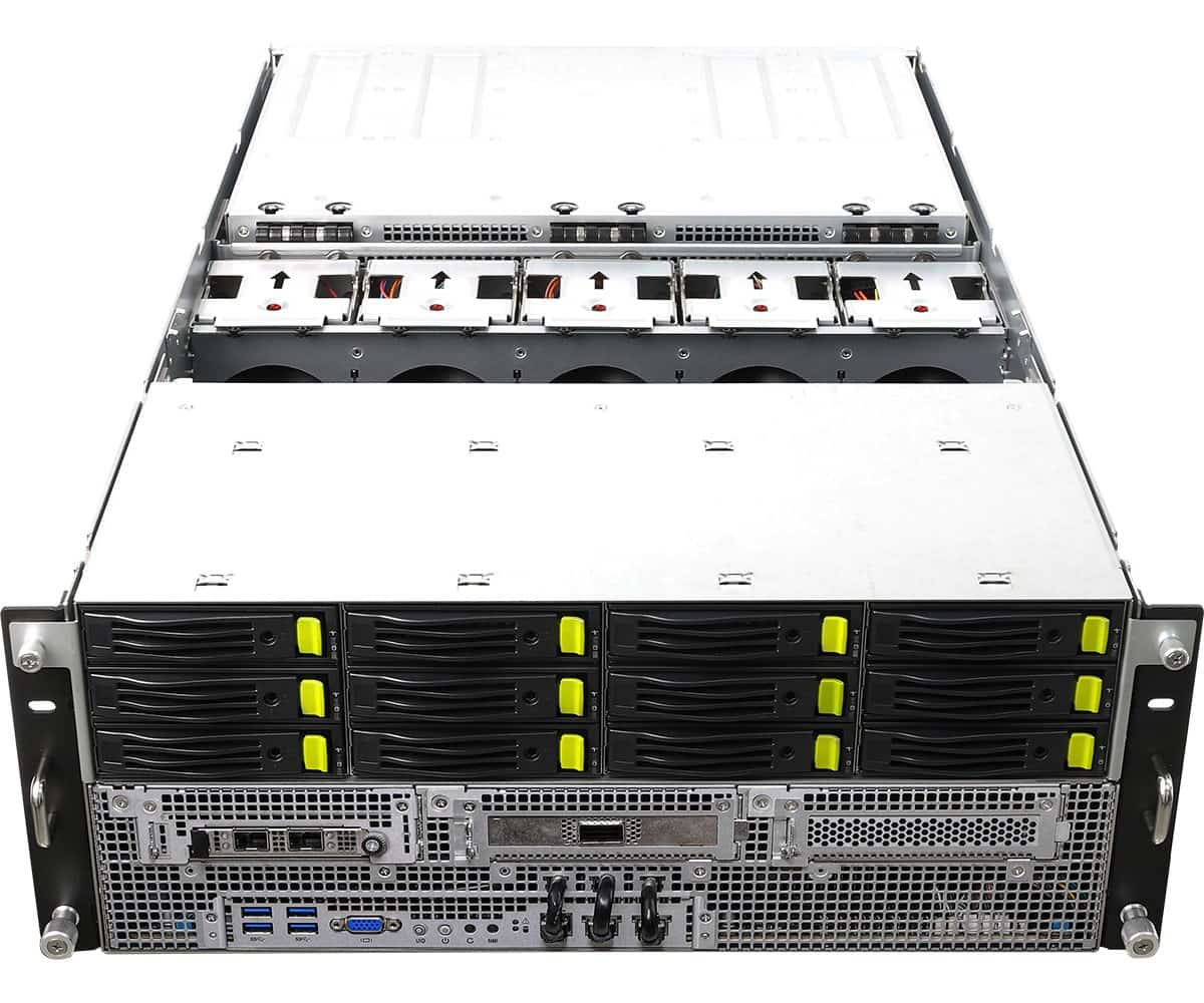 Platforma ASRock Rack 4U AMD Epyc 7000 12xLFF 2x10GbE 10xGPU