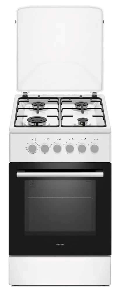 Kuchnia gazowo-elektryczna MPM-56-KGM-04 50 cm biała, termoobieg