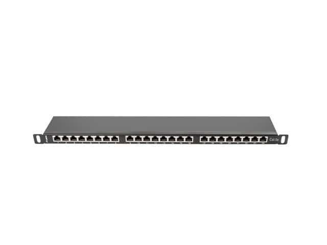 Patch panel Lanberg PPS5-0024-B, 0.5U, kat. 5e