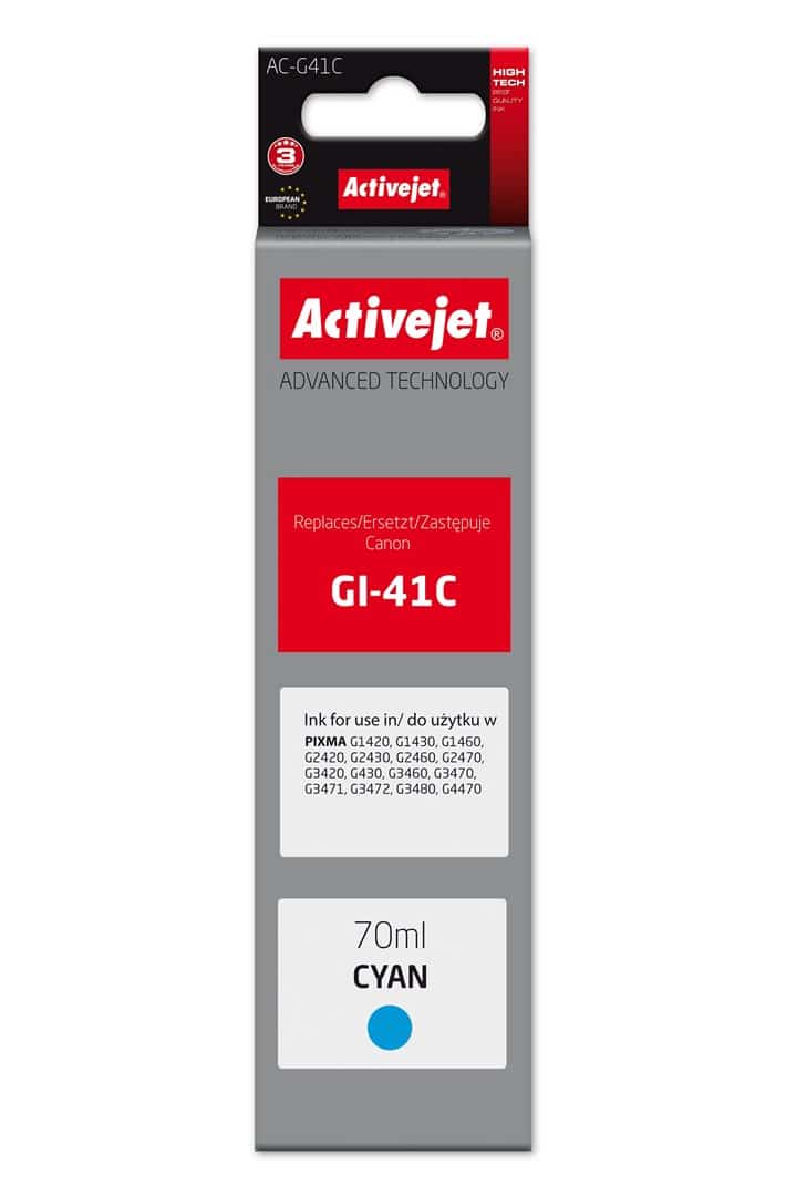 Buteleczka z tuszem Activejet AC-G41C (Zamiennik Canon GI-41C)