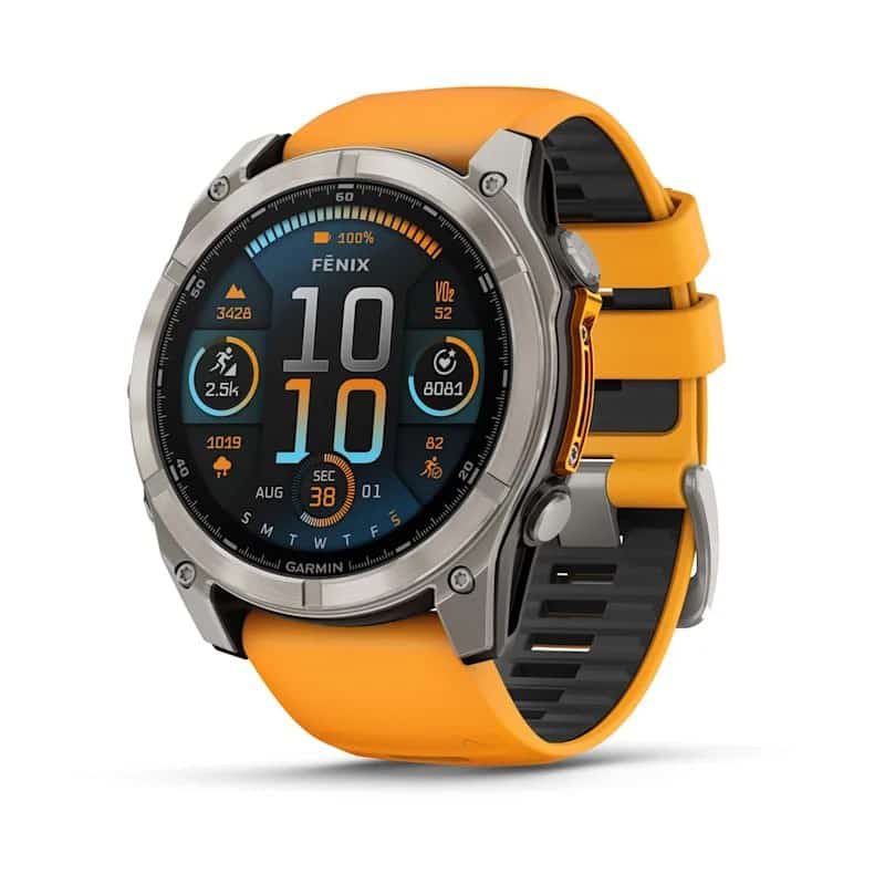 Zegarek Garmin Fenix 8, 51mm AMOLED Spark Orange