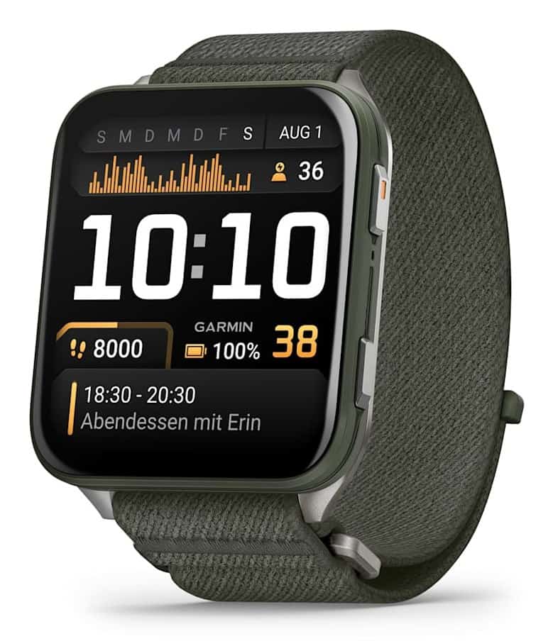 Zegarek Garmin Venu X1, 46mm AMOLED Moss