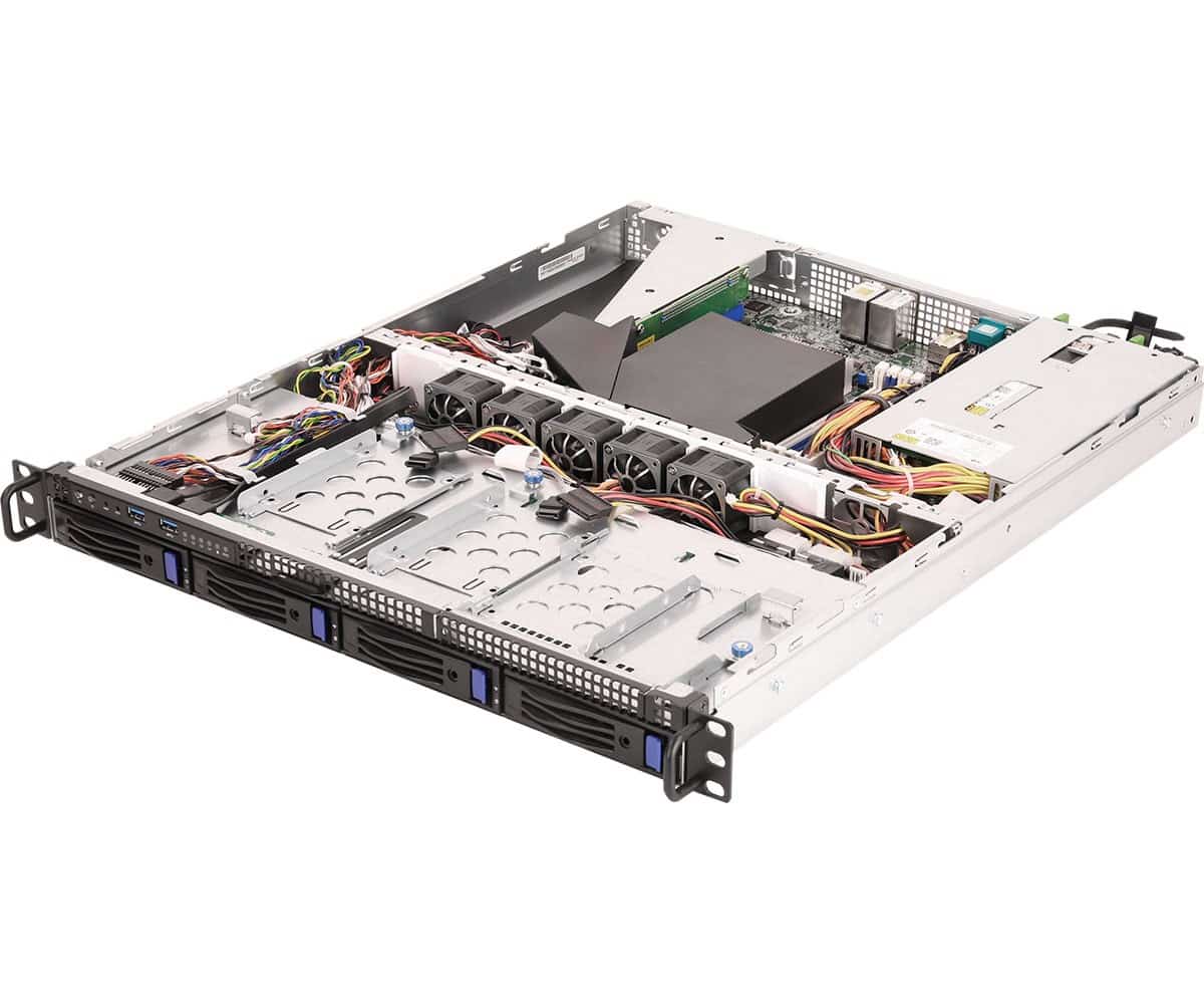 Platforma ASRock Rack 1U AMD Ryzen 4xLFF 2xGbE