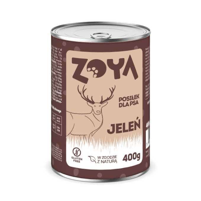 ZOYA Jeleń – puszka mokra kardma dla psów 400g