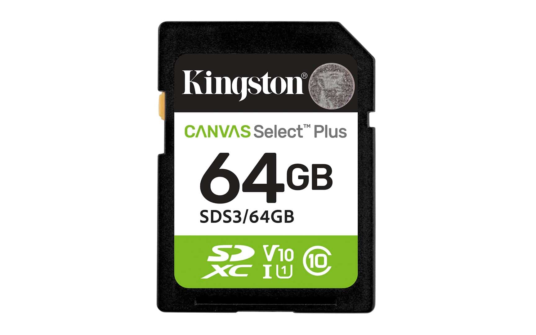 KINGSTON SDXC 64GB Canvas Select Plus Gen3