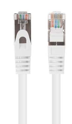 PATCHCORD KAT.6 UTP 1M BIAŁY FLUKE PASSED LANBERG 10-PACK